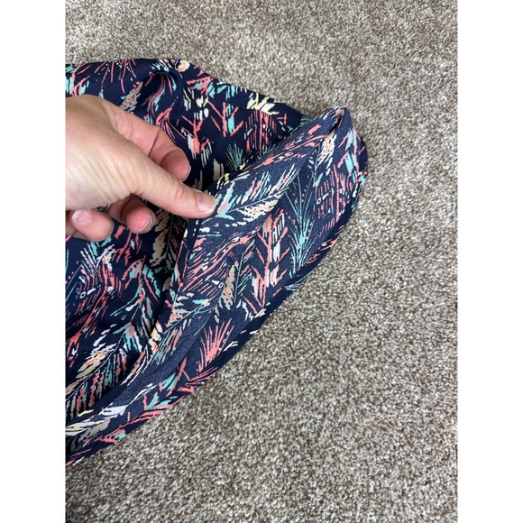 One Clothing Geometric print Dress Women's‎ Size Small Ruched Waist - Picture 5 of 10